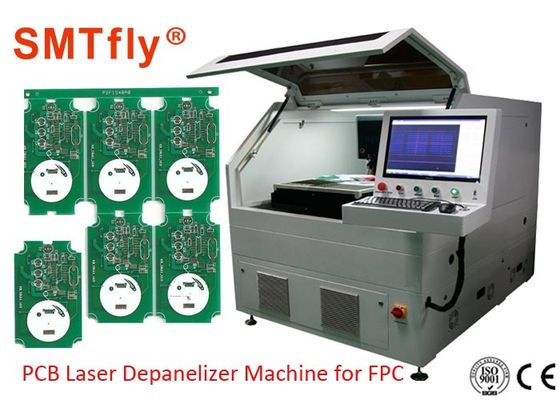 Chiny Konfigurowalna maszyna do depanowania laserowego FPC / PCB, laserowa maszyna do cięcia PCB SMTfly-5S dostawca